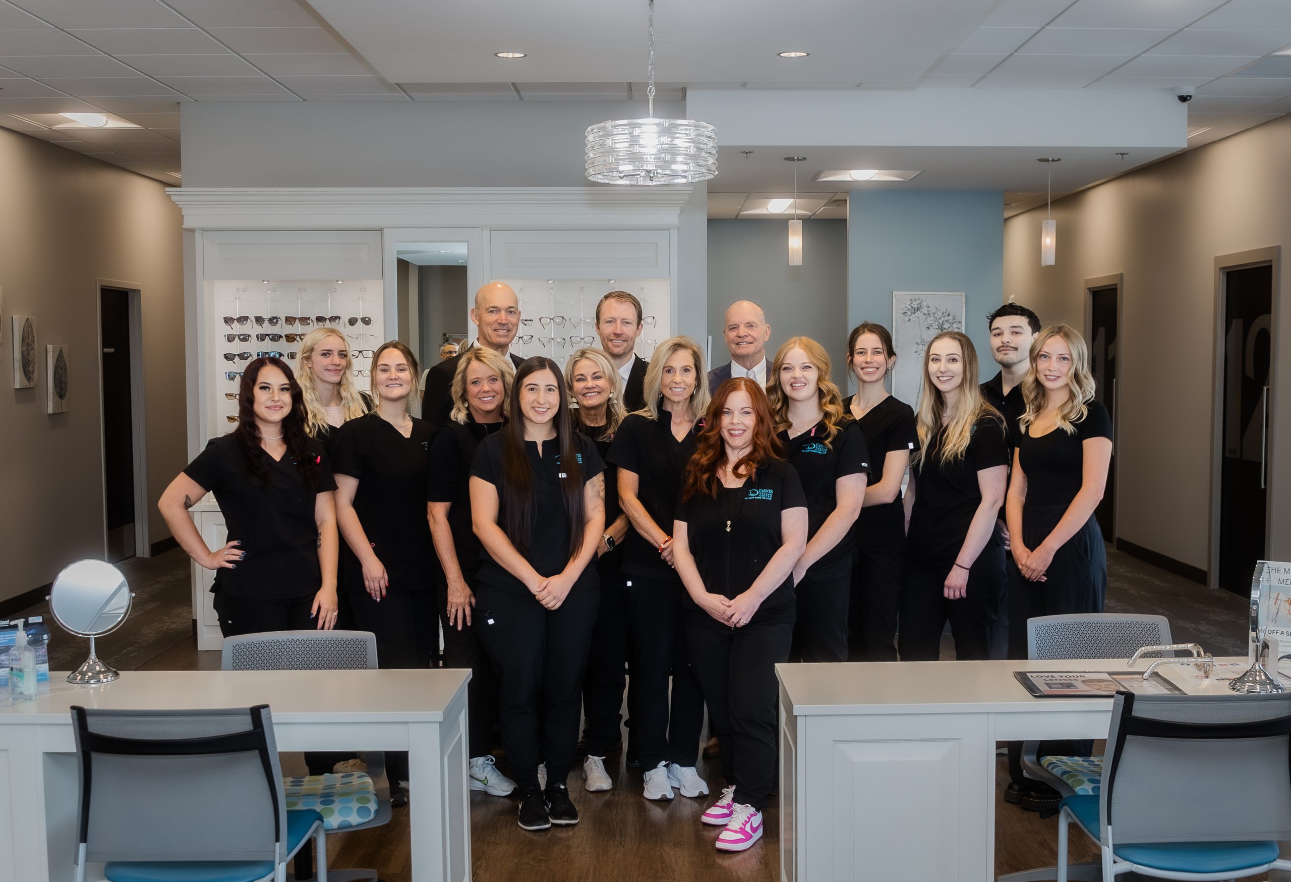 Staff at Davis Vision Center in South Jordan, UT