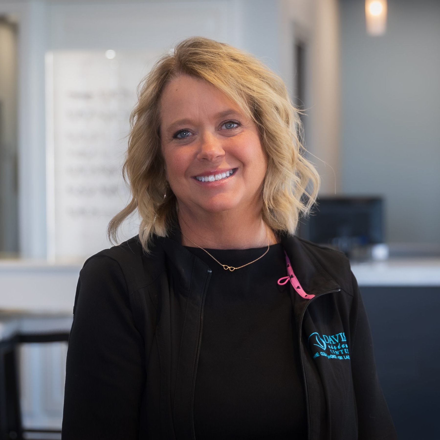 Sue Stott, Lead Optician and Optical Manager at Davis Vision Center in South Jordan, UT